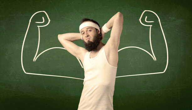 istock Skinny student wants muscles 1207045224