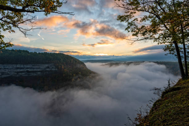 istock Early Morning Sunrise At Letchworth State Park 1207047828