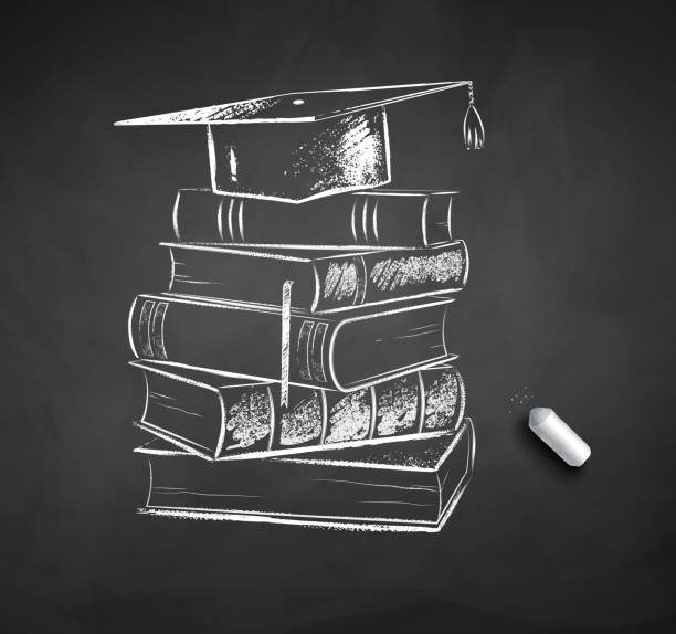istock Pile of books and graduation hat 1207048874