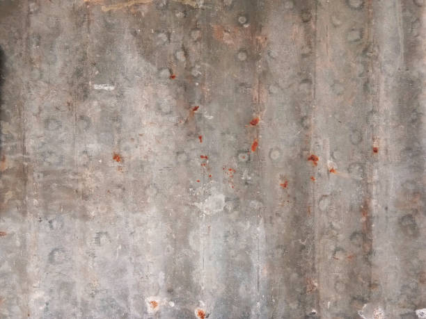 istock Old zinc background in vintage style for graphic 1207049597