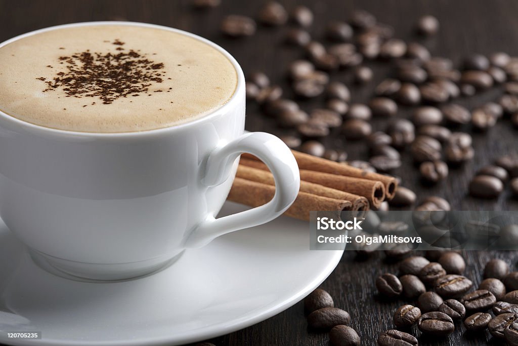 cup of coffee Cinnamon Stock Photo