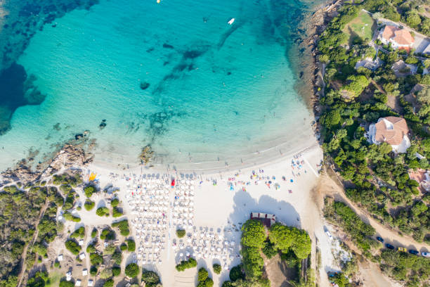 istock Impressive aerial view of the sos aranzos beach 1207054321