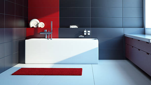 istock Modern interior design of a bathroom 120705464