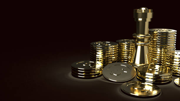 istock gold chess and coins abstract image 3d rendering for business content 1207054958