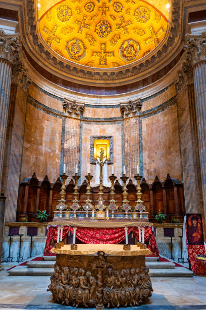 istock Rome Pantheon Sanctuary and High Altar 1207056818