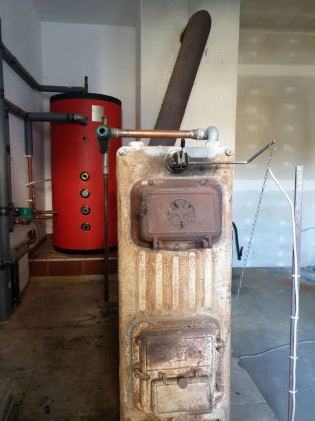 istock Old GK oven as heating for wood and coal 1207063502