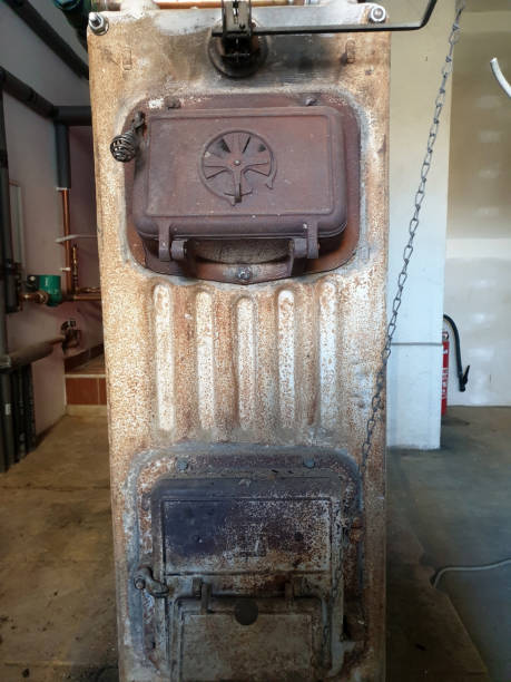 istock Old GK oven as heating for wood and coal 1207063527