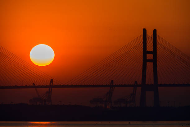 istock Capture the sun on the bridge 1207064369