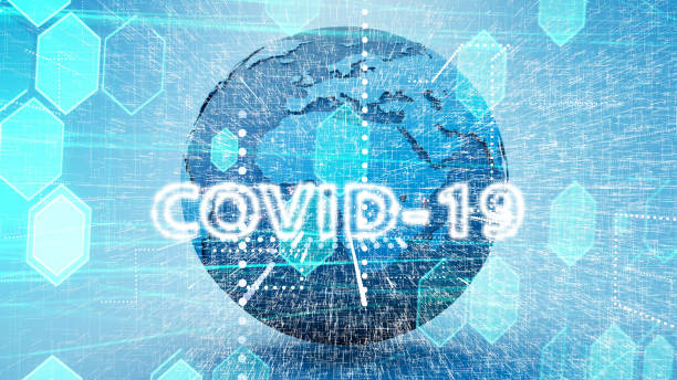 sfondo titolo coronavirus 2019-ncov - retrovirus foto e immagini stock