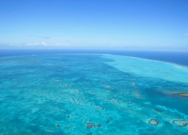 istock Views of Great Blue Hole and Lighthouse Reef in Belize 1207076189