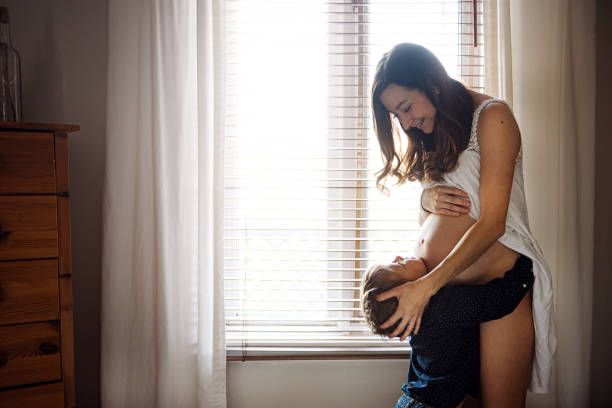 A family expecting a new member of the family