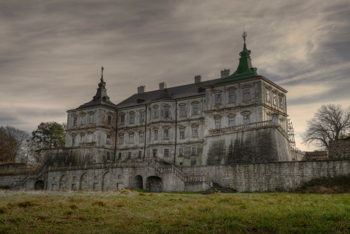 Pidhirtsi Castle is a residential castle located in the village of Pidhirtsi (Podhorce) near Lviv, Ukraine. HDR image