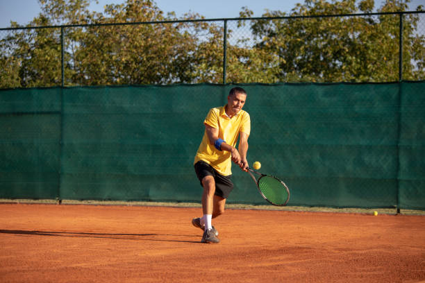 istock Tennis player on court 1207083222
