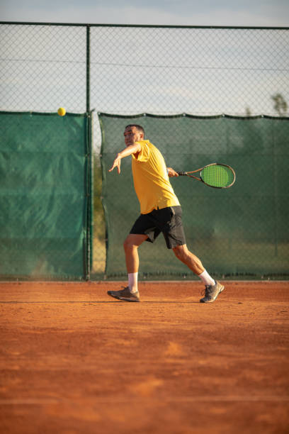 istock Tennis player on court 1207083227