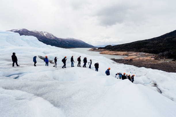 Closeup view of Glacier icebergs,Perito Moreno Glacier,Patagonia,Argentina.
