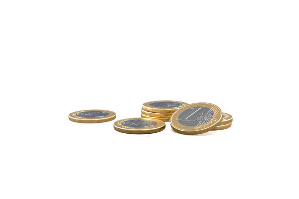 istock Coins on isolated white background stock photo 1207085750
