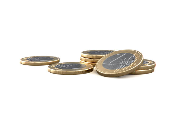 istock Coins on isolated white background stock photo 1207085751