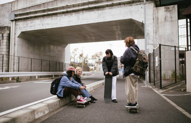 istock Young Skateboarders in the City 1207090397