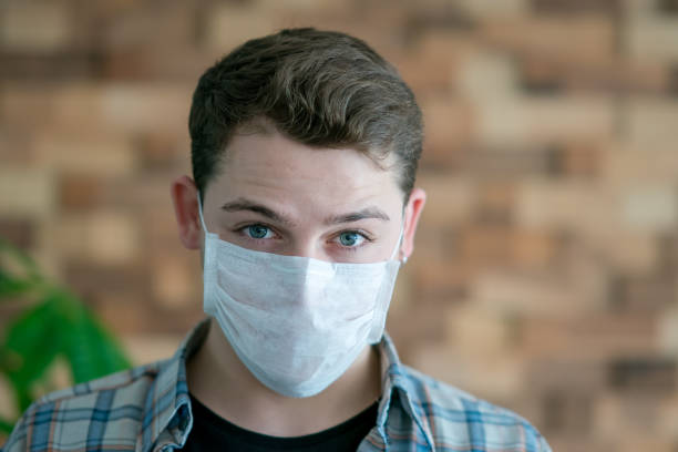 istock Portrait with Protection mask for protecting from infectious Diseases. 1207093043