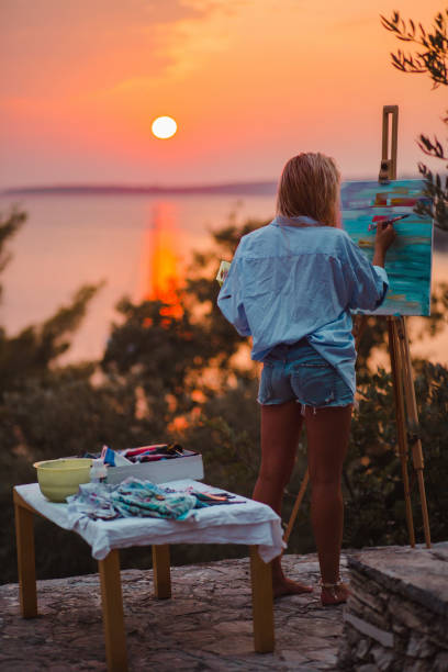 istock Young artist relaxing in nature 1207093184