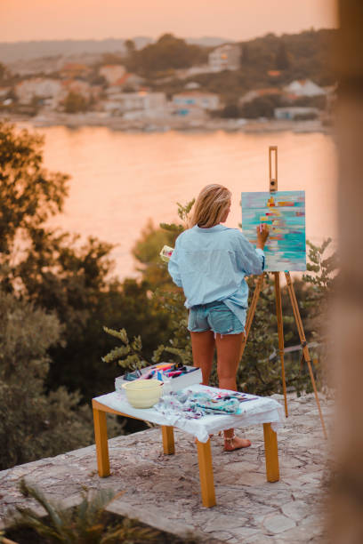 istock Young artist relaxing in nature 1207093306