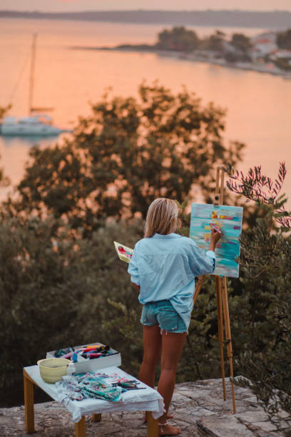 istock Young artist relaxing in nature 1207093310