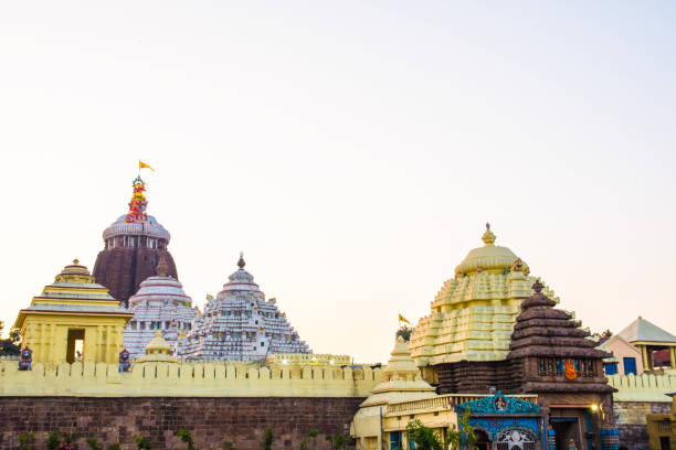 Lord jagannath temple in Puri, Odisha, India. An ancient Hindu Temple in India. Lord jagannath temple in Puri, Odisha, India. An ancient Hindu Temple in India on the coast of Bay Of Bengal in Puri city of Odisha state. bhubaneswar stock pictures, royalty-free photos & images