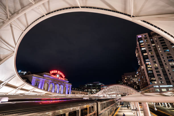 istock Denver Union Station at night 1207103581