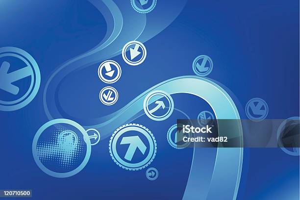 Blue Arrows Stock Illustration - Download Image Now - Abstract, Activity, Arrow Symbol