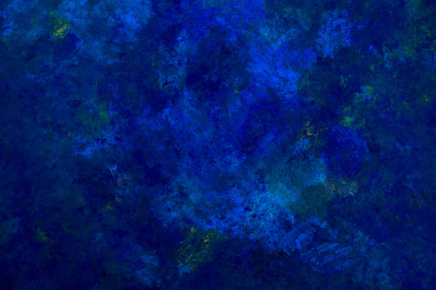 istock Blue oil paint mixed. Abstract texture. 1207108060