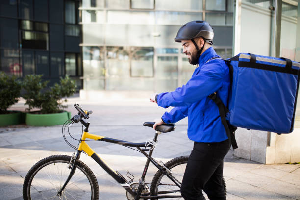 istock Food delivery man 1207108618