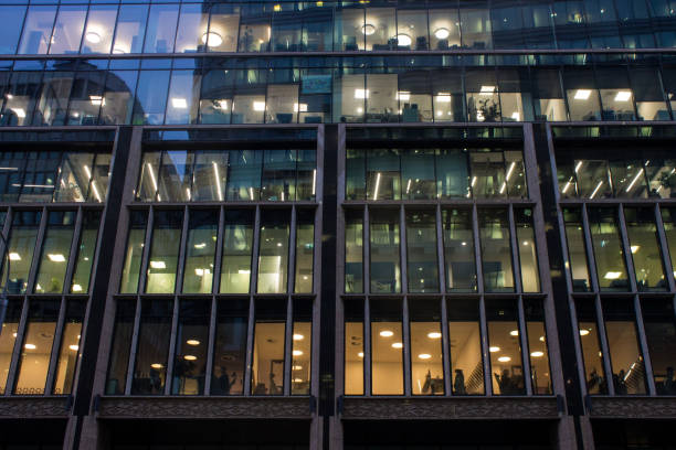 istock facade of a modern glass skyscraper 1207109778