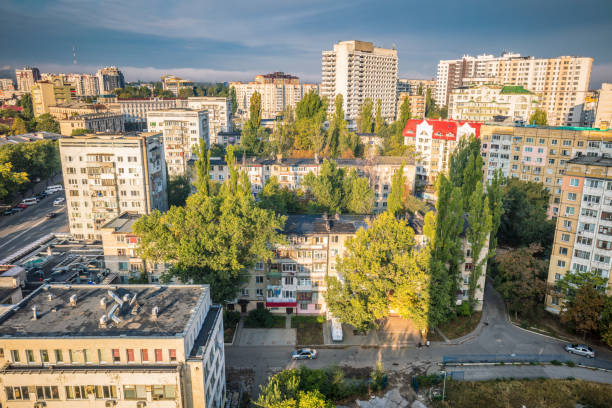 istock Aerial panorama of Chisinau 1207113077