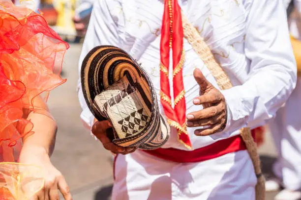 Various photographs with details of the Barranquilla Carnival