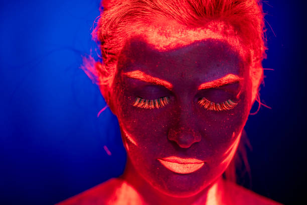 istock UV Ultraviolet Light women portrait 1207119985