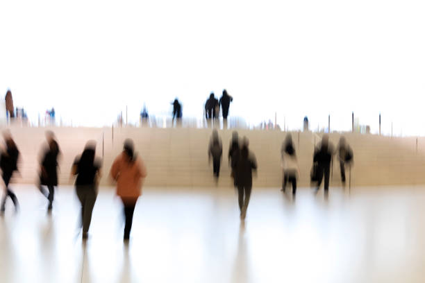 istock Motion blurred business people 1207120534