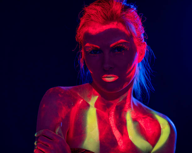 istock UV Ultraviolet Light women portrait 1207120613