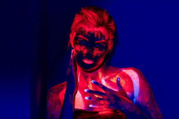 istock UV Ultraviolet Light women portrait 1207120676