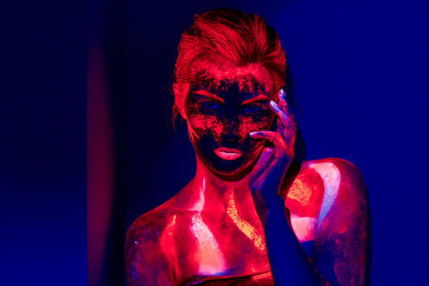 istock UV Ultraviolet Light women portrait 1207120829
