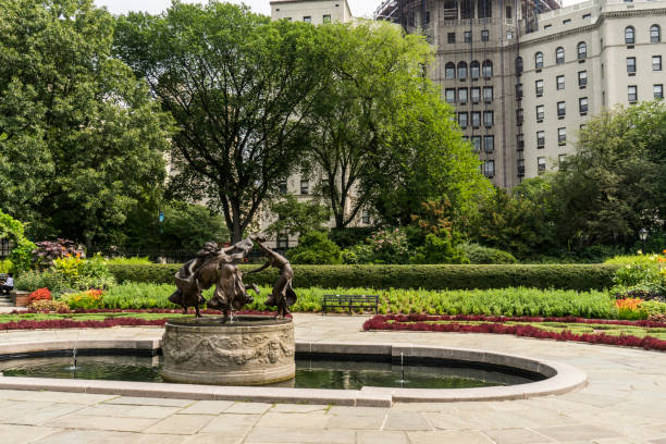 A water fountain in Central park