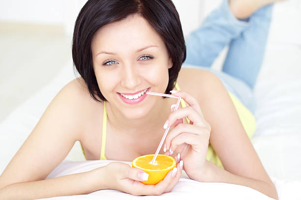 istock Girl with Orange 120712180