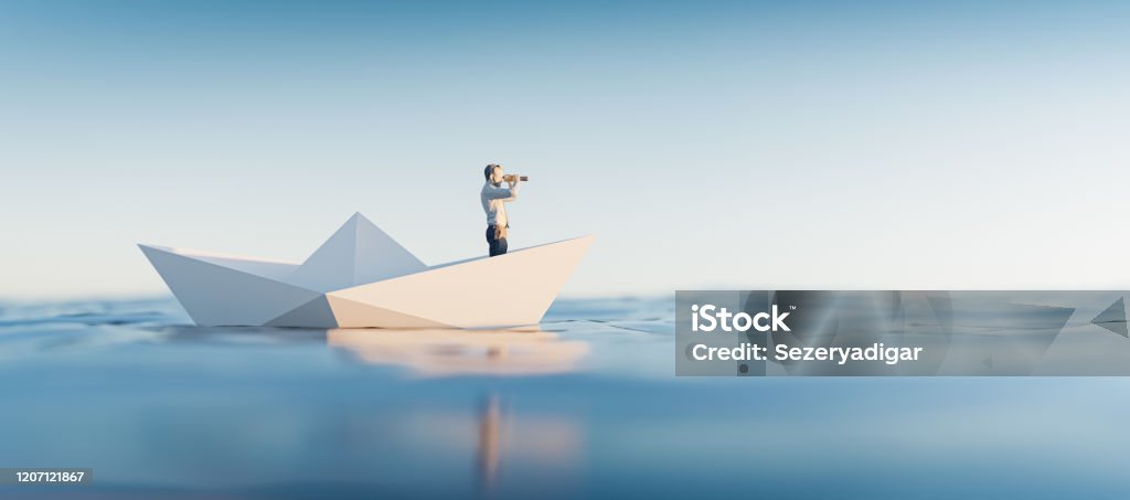Looking, 3d render Business Stock Photo