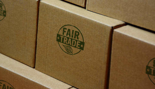 istock Fair Trade stamp and stamping 1207122451