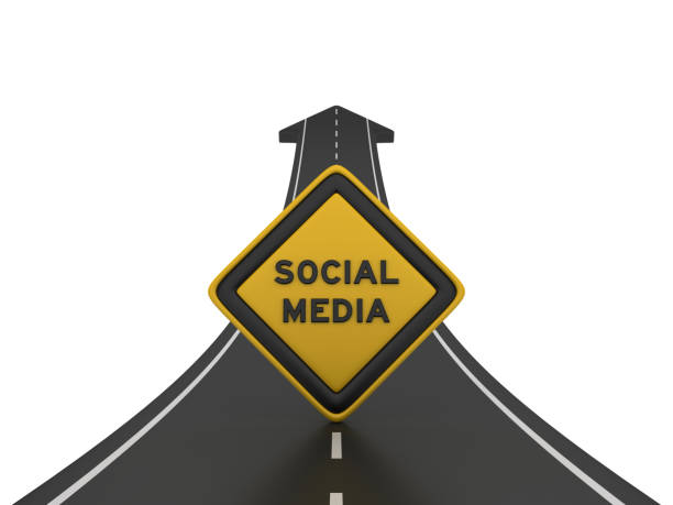istock SOCIAL MEDIA Road Sign - 3D Rendering 1207127146