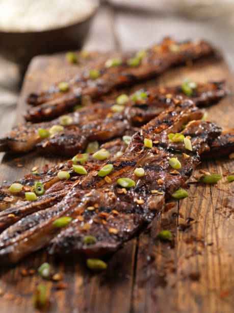 istock Korean Style BBQ Beef Short Ribs with Rice 1207130251
