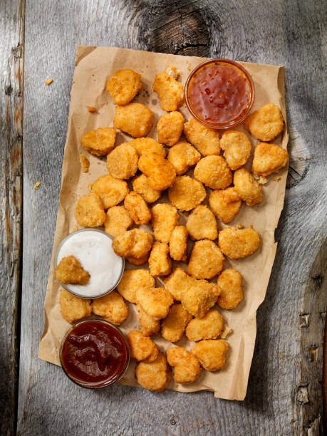 istock Pub Style, Popcorn Chicken With Dipping Sauce 1207130531