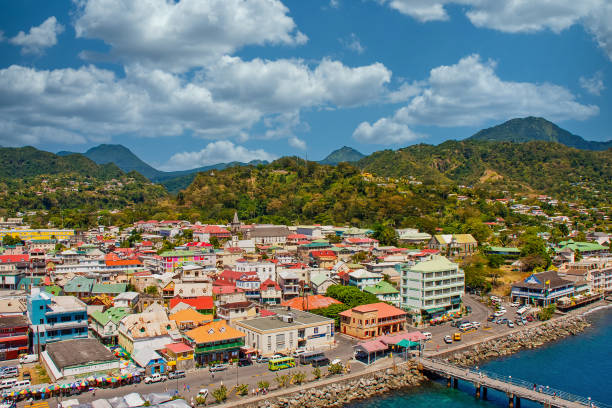 istock Colorful Rosseau, Dominica 1207132429