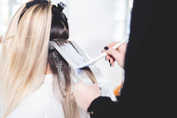 istock Long blonde hair 1207136225