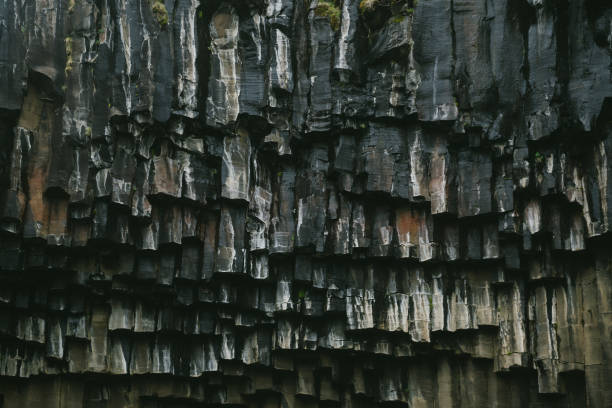 istock Basalt columns of Svartifoss waterfall in Iceland 1207136900