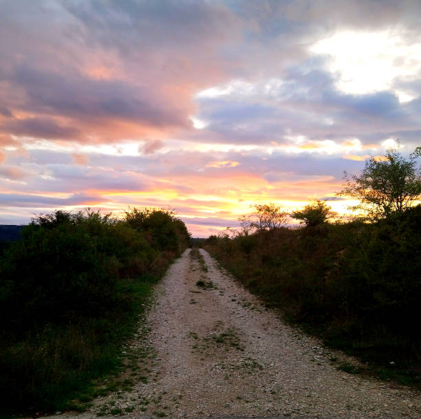 istock sunset in the countryside 1207138355